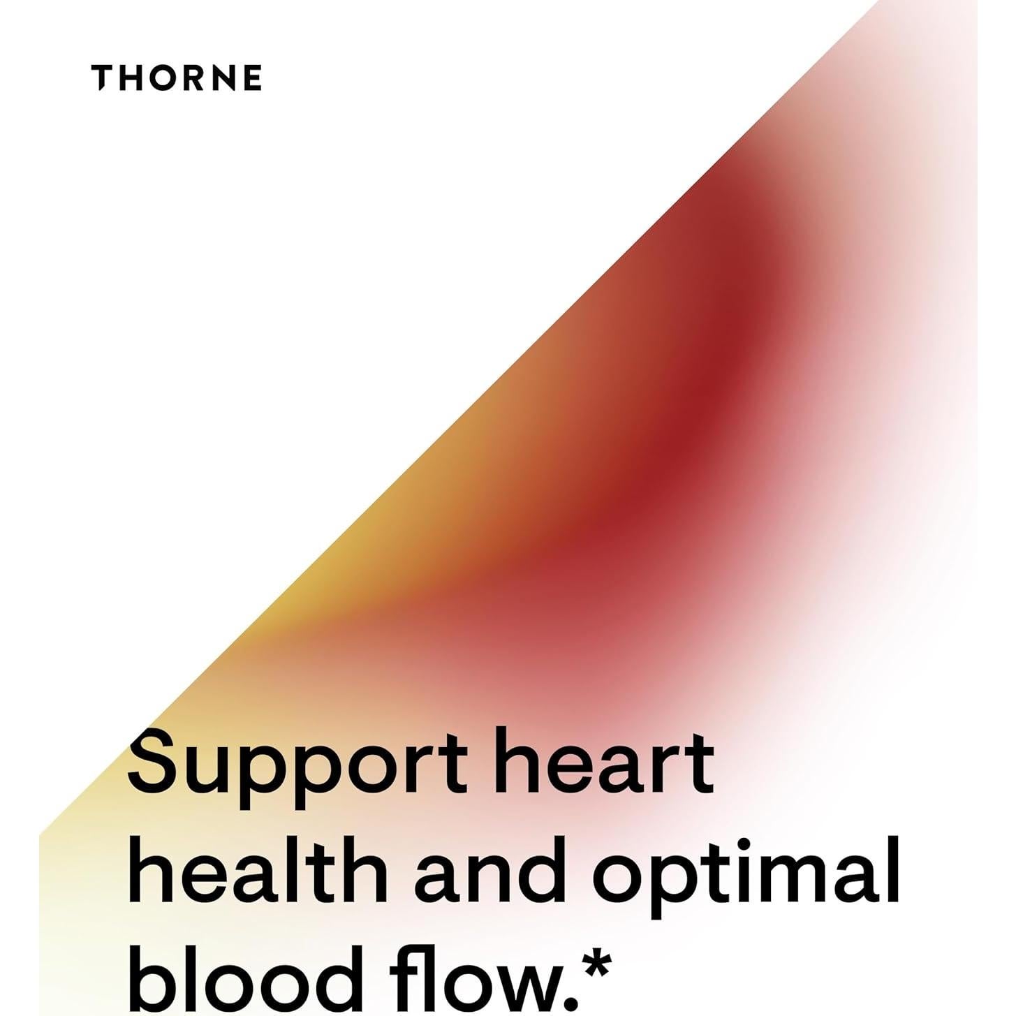 Suplemento L-Arginina Thorne 120 Cápsulas - Apoyo Cardiaco