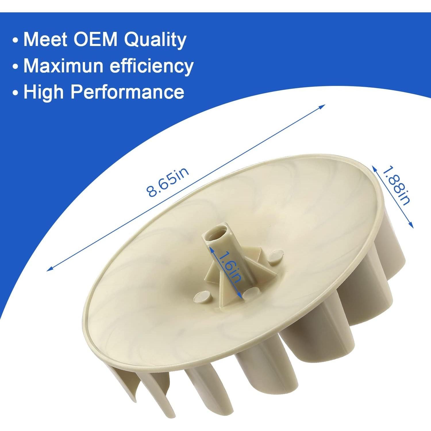 Rueda de Soplador FreeCat 694089 para Secadoras 21,91 cm