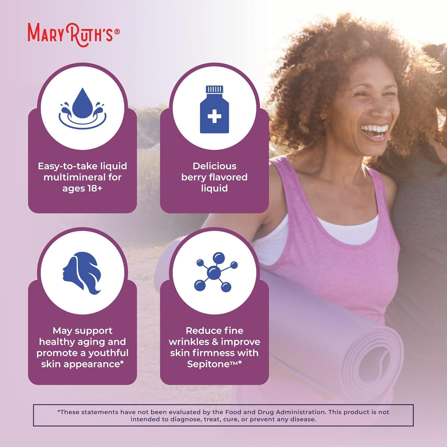 Multimineral Líquido Nocturno MaryRuth's 887ml - Renovación Piel