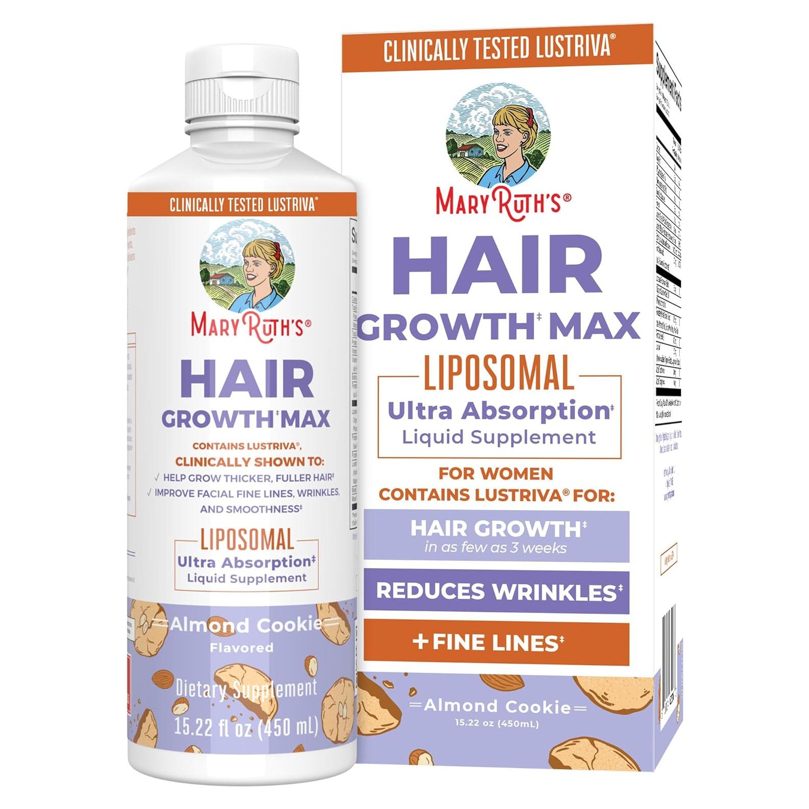 MaryRuth Organics Crecimiento Cabello MAX Liposomal 448.5ml