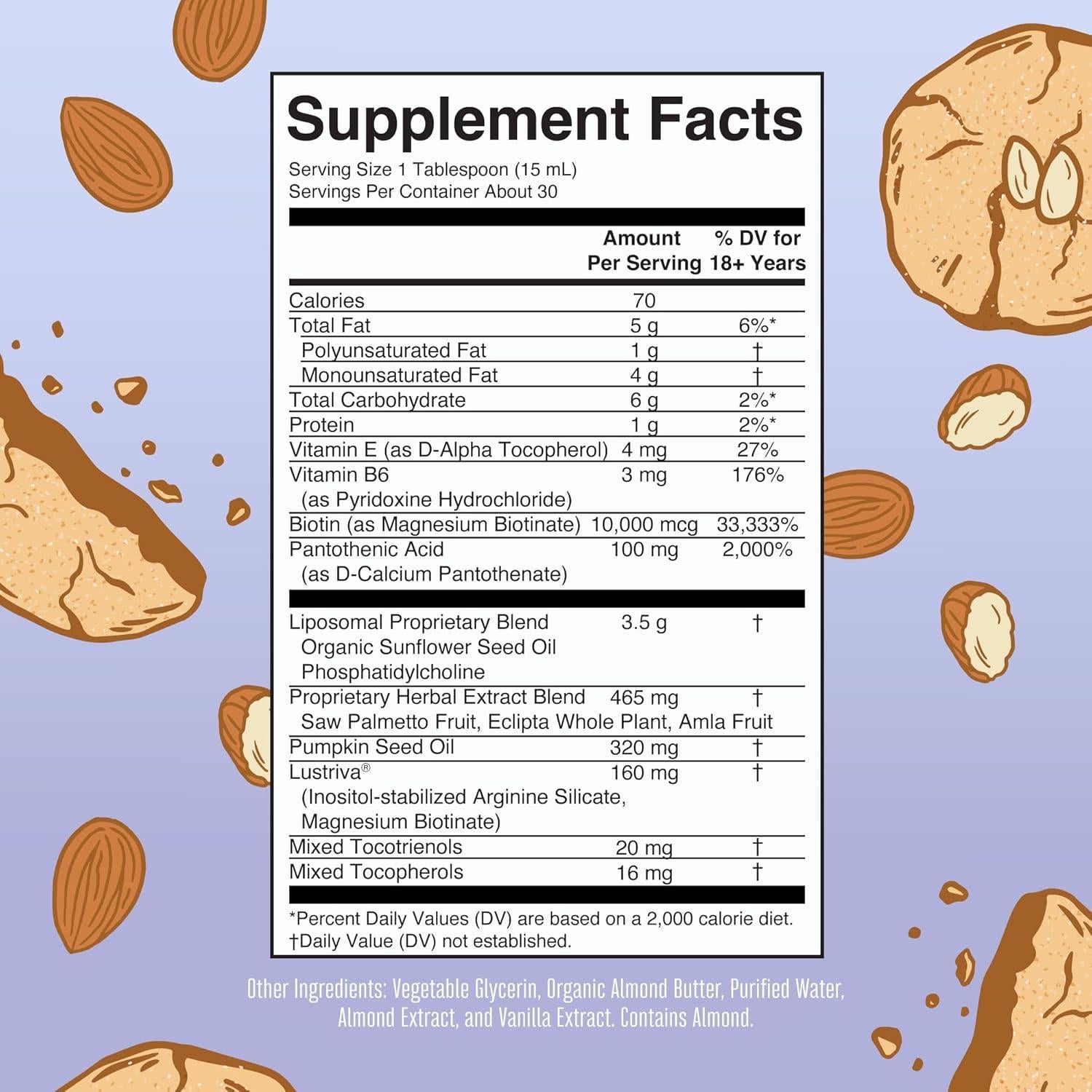 MaryRuth Organics Crecimiento Cabello MAX Liposomal 448.5ml