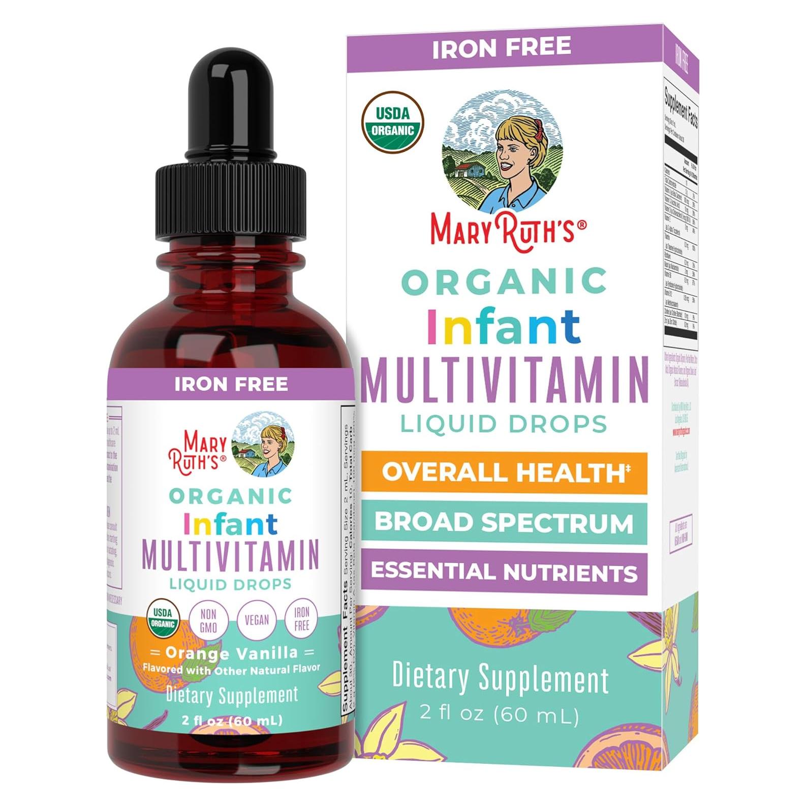 Gotas Líquidas Multivitaminas Orgánicas MaryRuth 59.15 ml