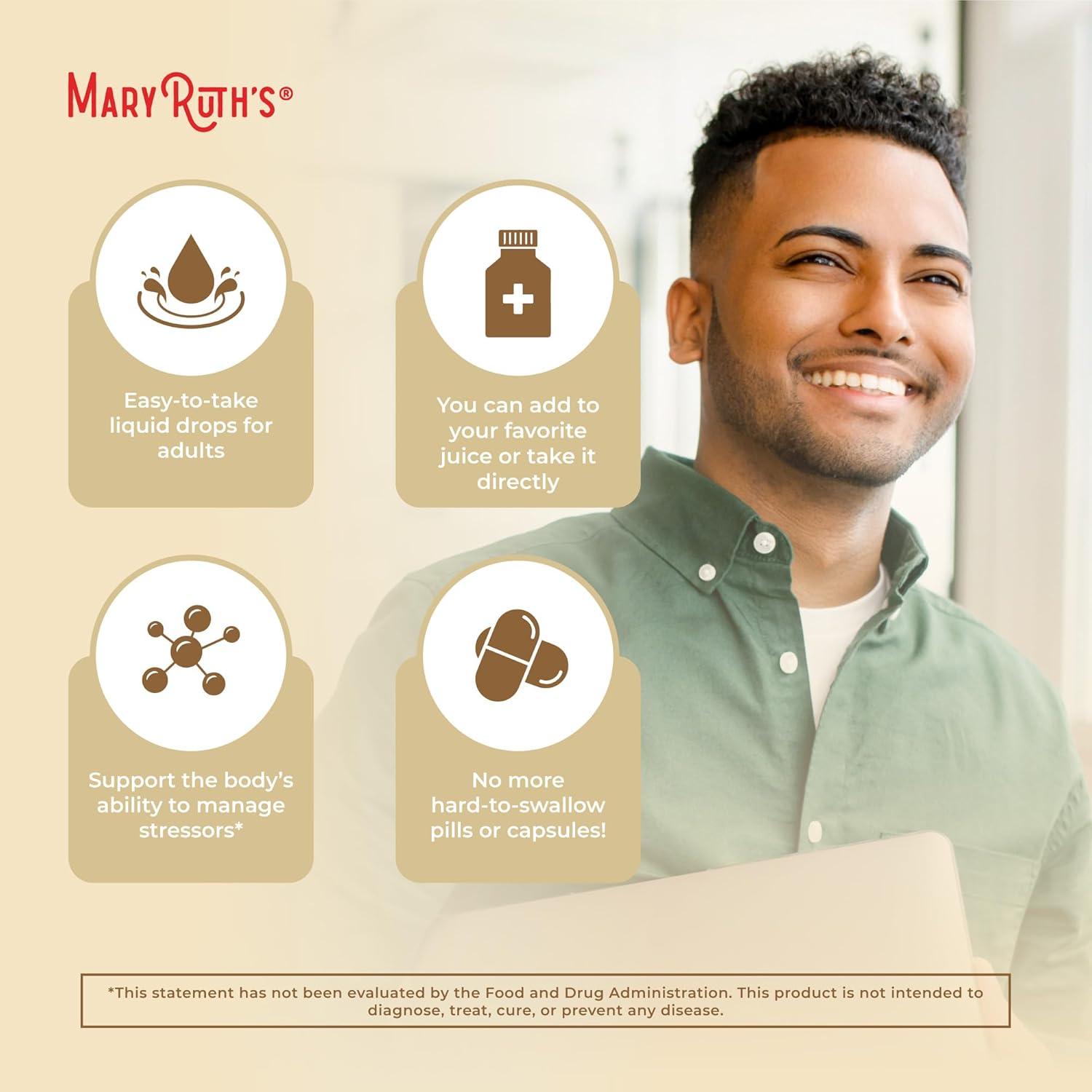 Gotas de Raíz de Maca MaryRuth 28.35g - Adaptógenos Naturales