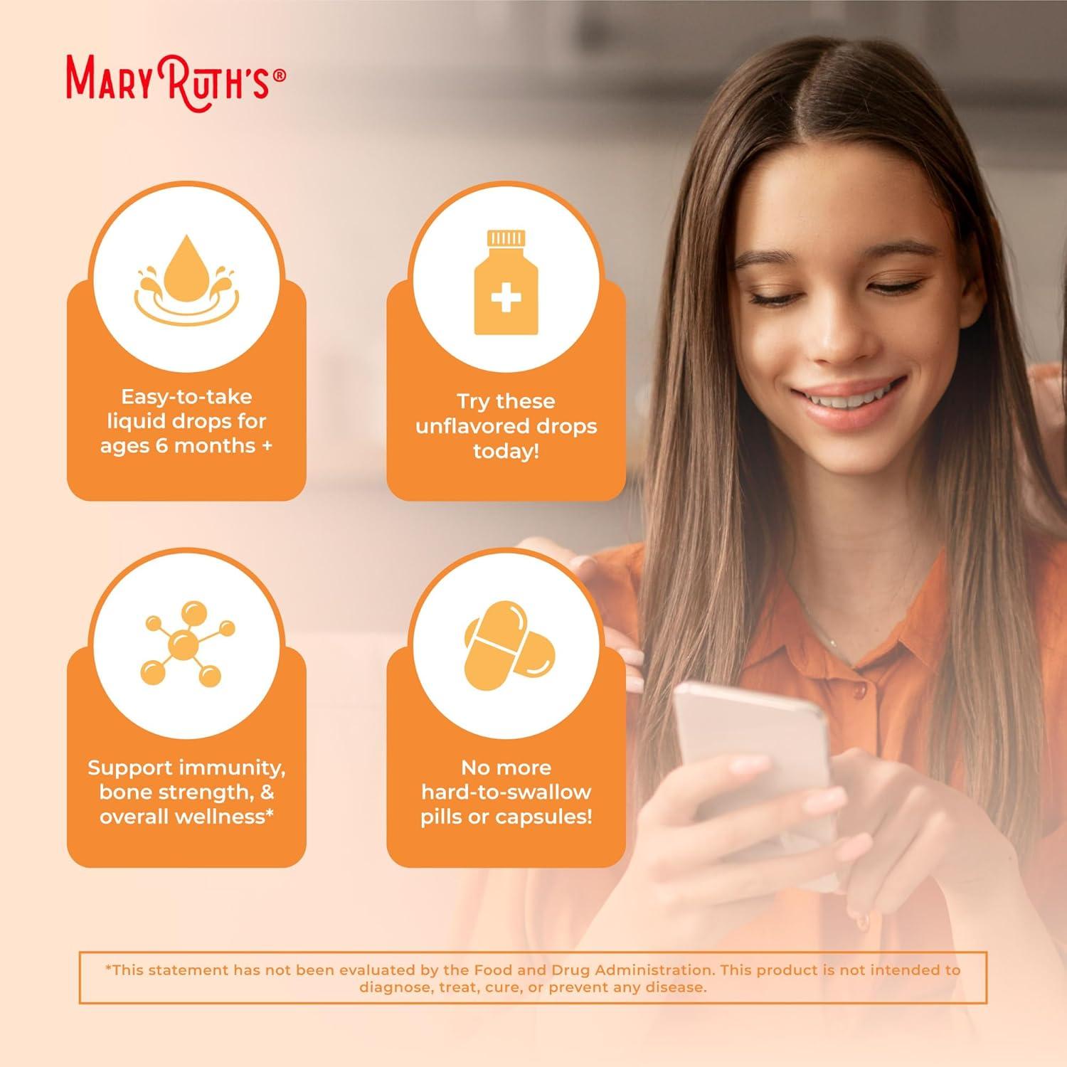 Spray de Vitamina D3 Vegano MaryRuth 30 Porciones 28g