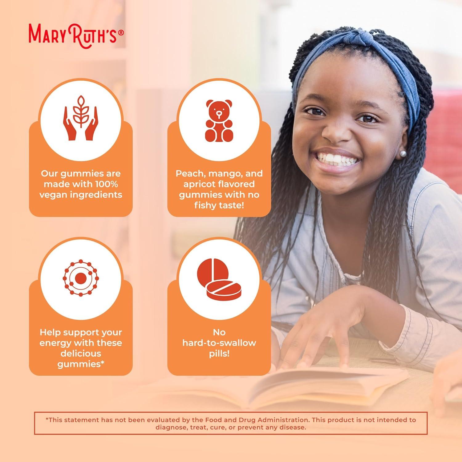 Gomas Veganas Omega 3-6-7-9 MaryRuth Organics 120 Unidades