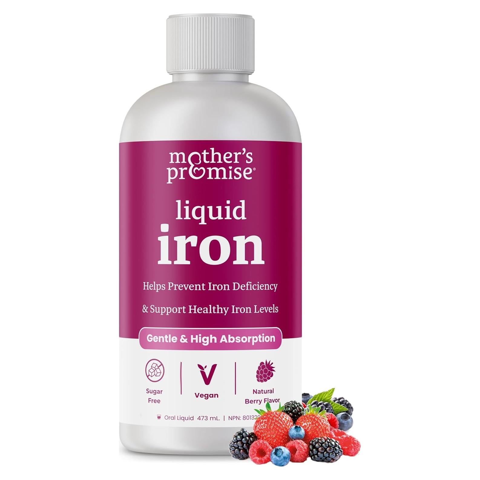 Suplemento de Hierro Líquido Vegano Mother's Promise 0.56 kg