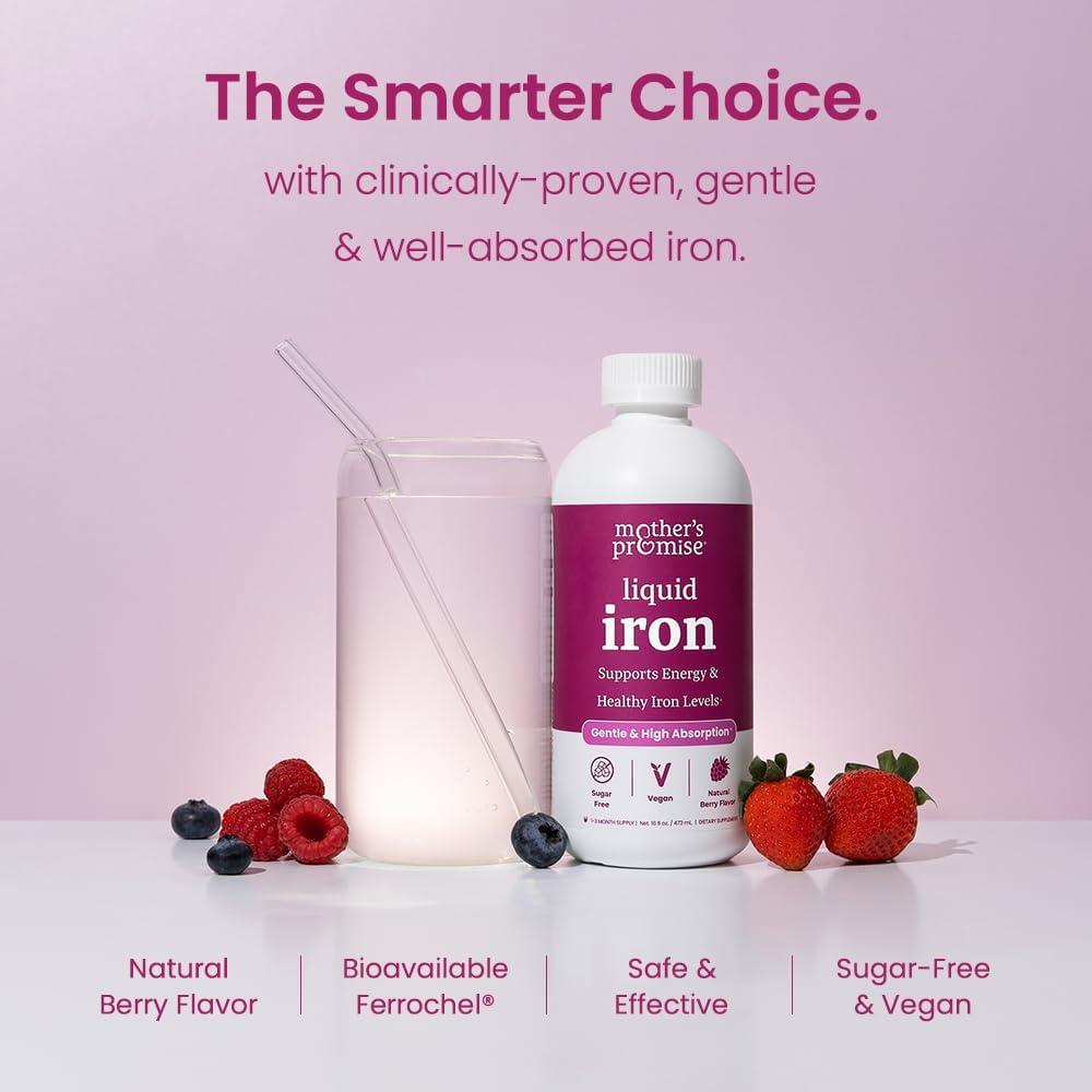 Suplemento de Hierro Líquido Vegano Mother's Promise 0.56 kg
