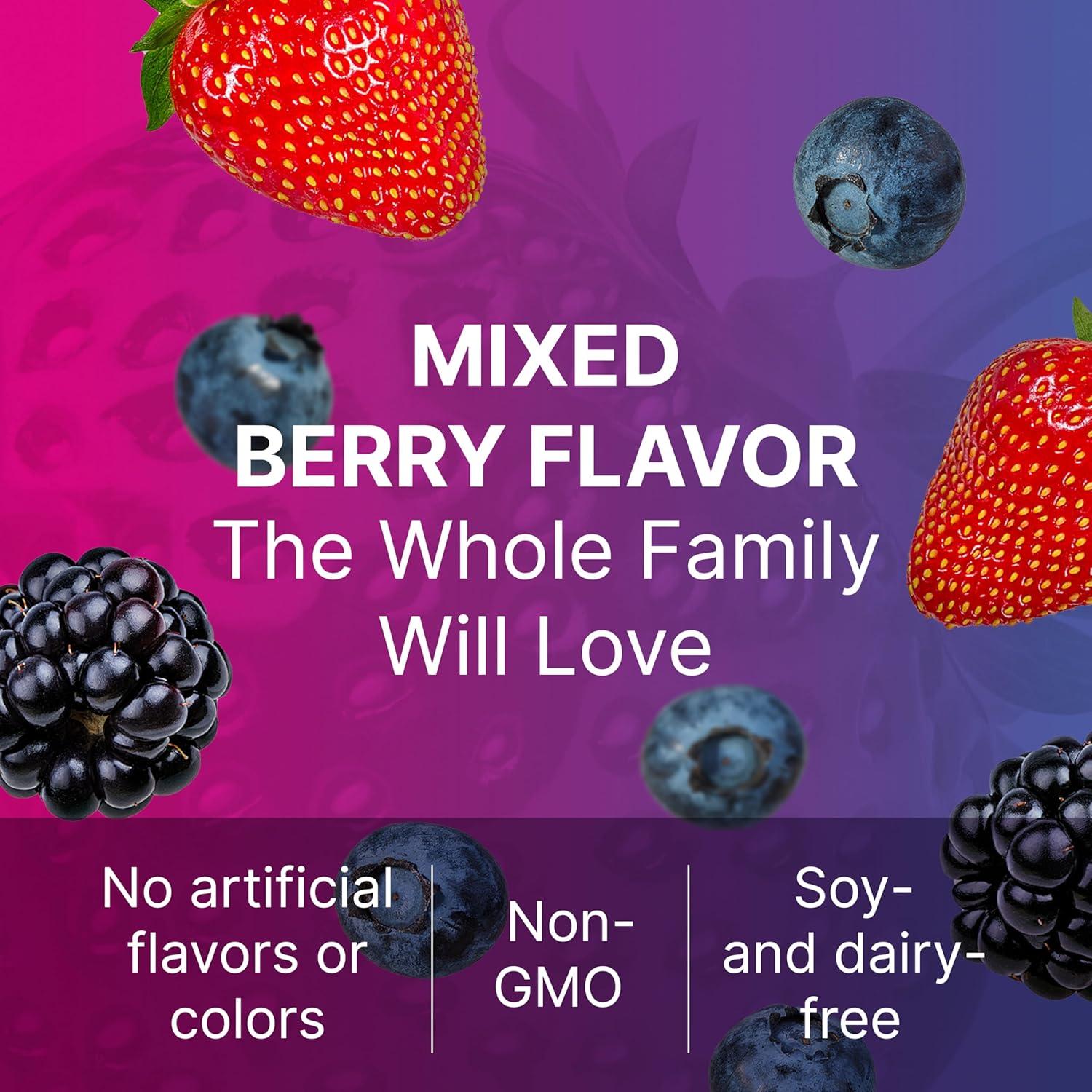 Probioticos Gummy Niños Microbiome Labs 30 Gomas Sabor Baya