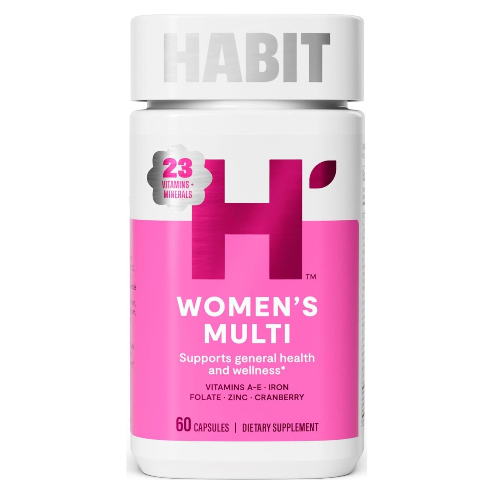 Suplemento Multivitamínico para Mujeres Habit 60 Cápsulas - 23 Vitaminas y Minerales
