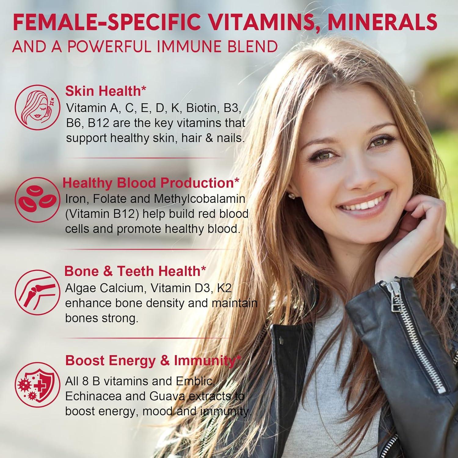 Multivitamina Metilada para Mujeres NextDia 60 Gominolas Veganas