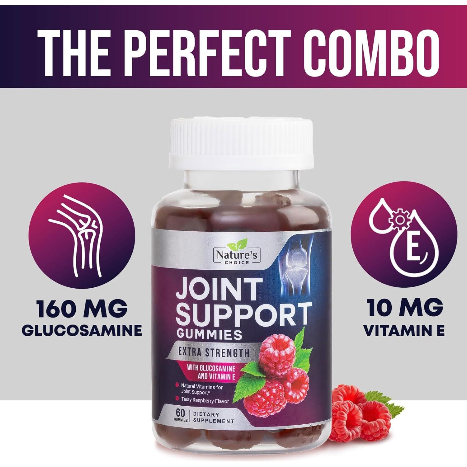 Gomitas de Soporte Articular Nature's Choice 60 Unidades Glucosamina