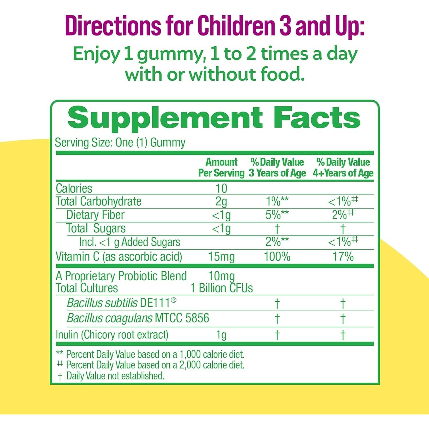 Gominolas Probioticas Culturelle para Niños 30 Unidades Sabor Baya