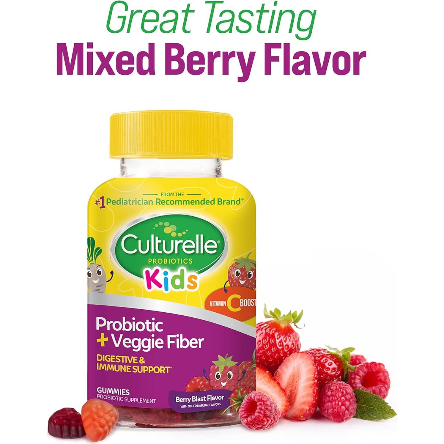 Gominolas Probioticas Culturelle para Niños 30 Unidades Sabor Baya