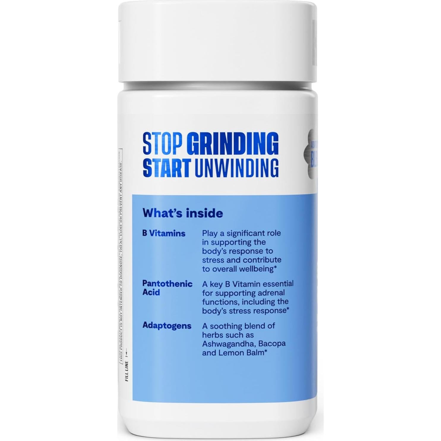 Suplemento Alivio del Estrés HABIT 60 Cápsulas Veganas