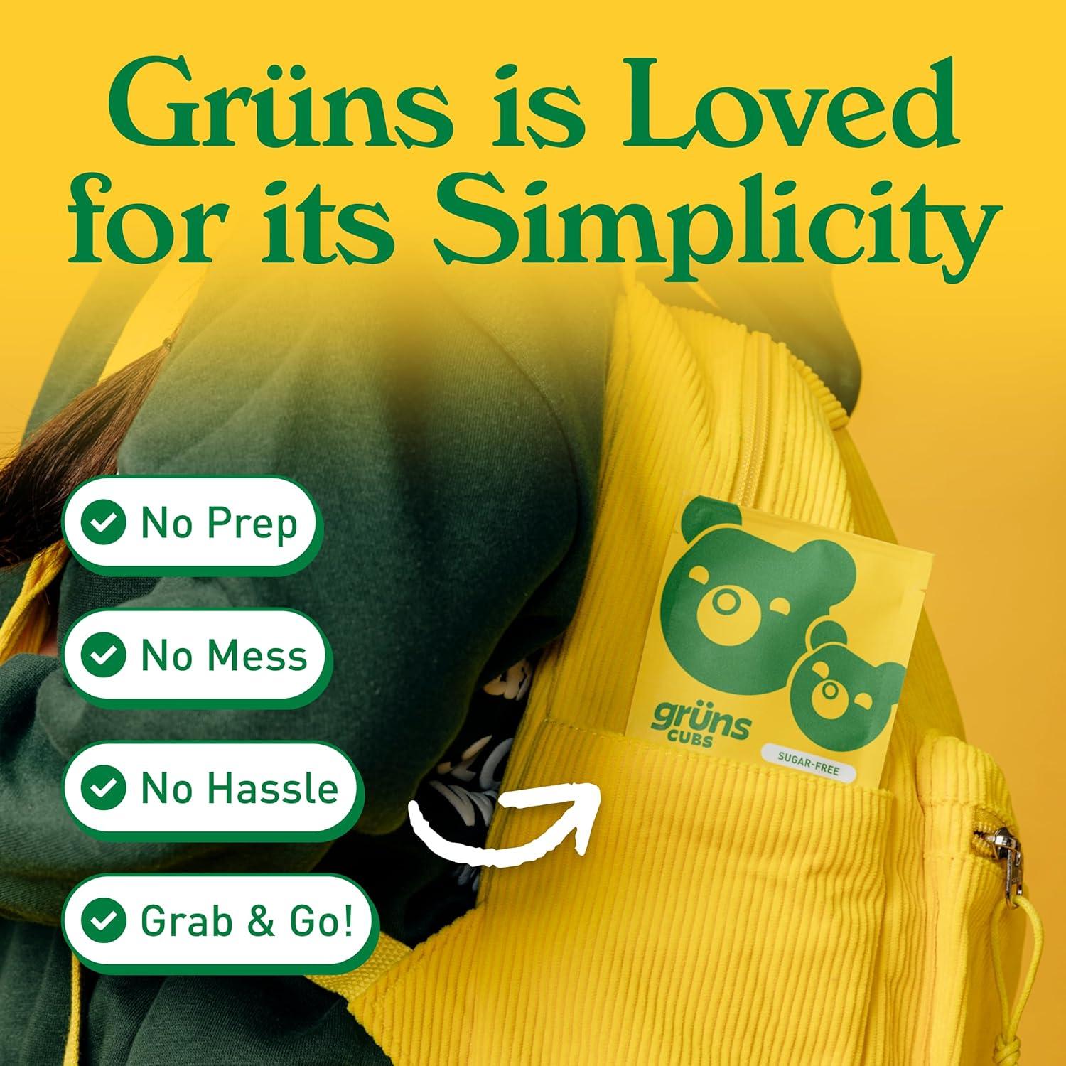 Gominolas de Superalimento Gruns Kids - 168 Ositos, Bajo en Azúcar