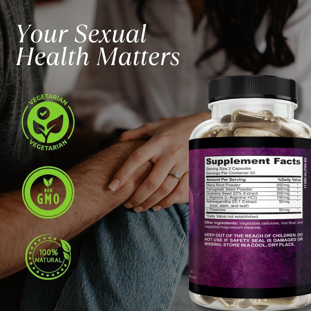Crave Aumento de Libido Mujeres 60 Cápsulas Veganas Maca Ashwagandha