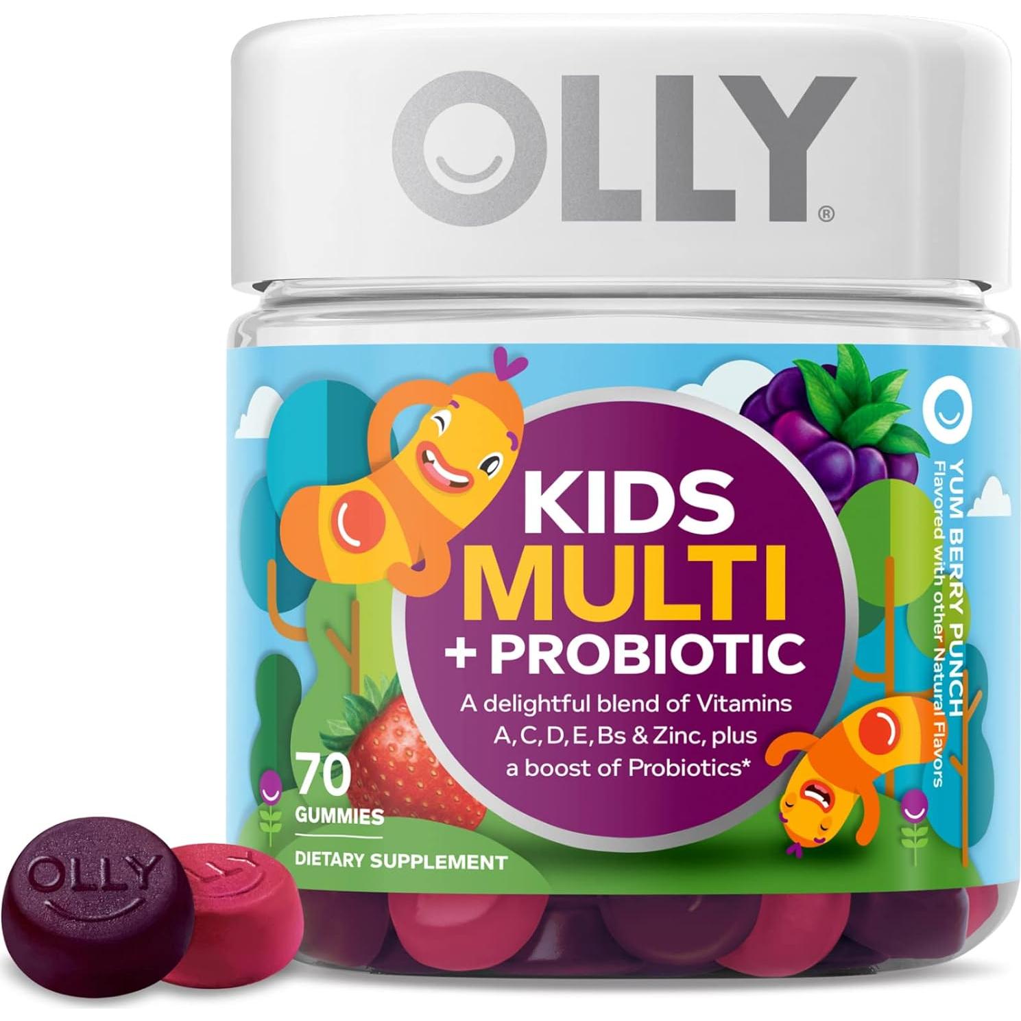 OLLY Gummy Multivitamina Niños 70 Unidades Probioticos