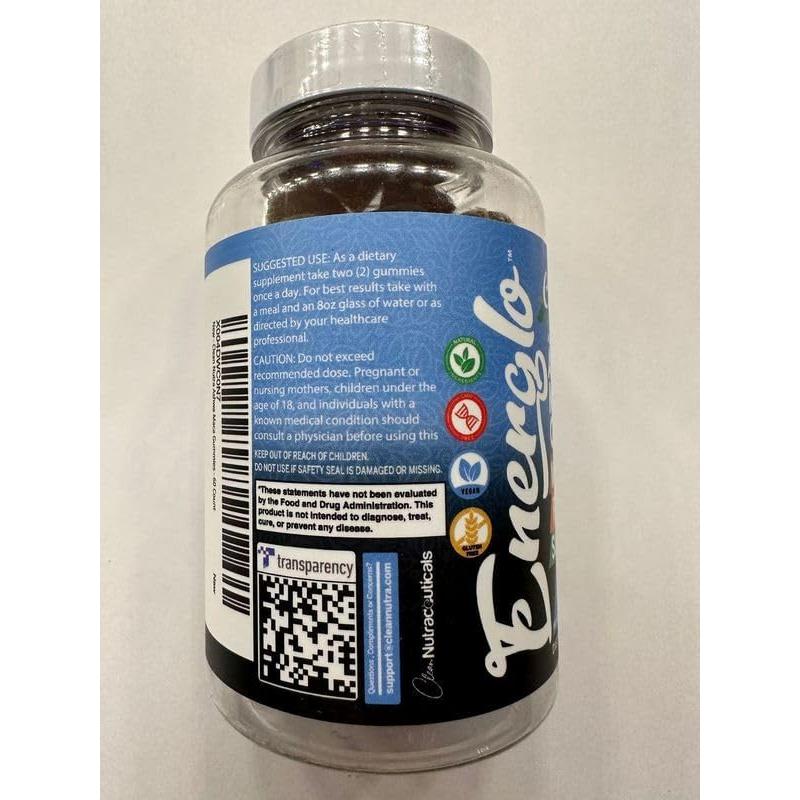 Gomitas de Ashwagandha y Maca Clean Nutra 45g Sabor Durazno