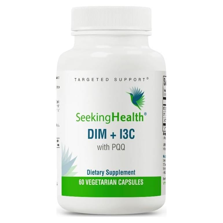 Suplemento DIM + I3C Seeking Health 400 mg - 60 Cápsulas