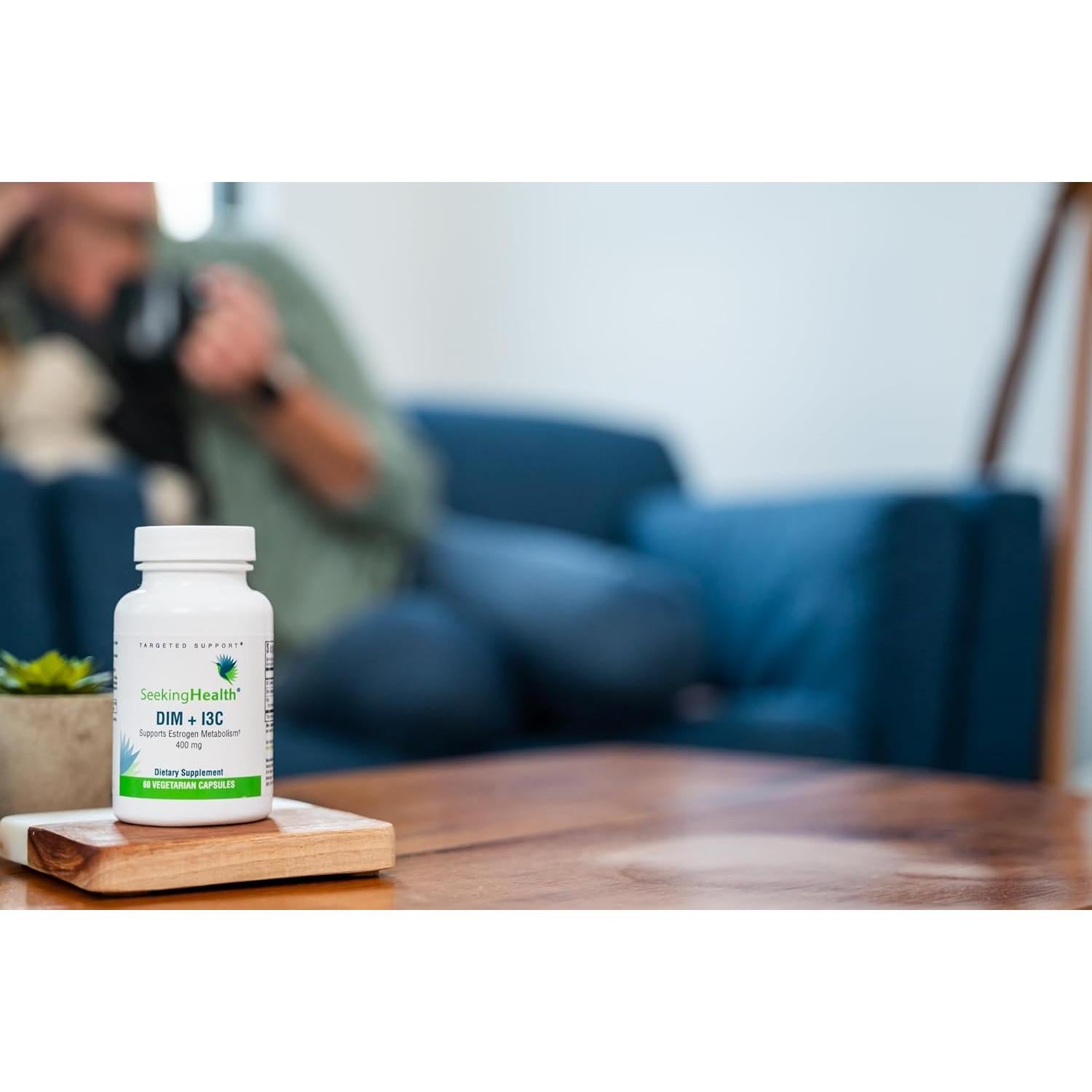 Suplemento DIM + I3C Seeking Health 400 mg - 60 Cápsulas