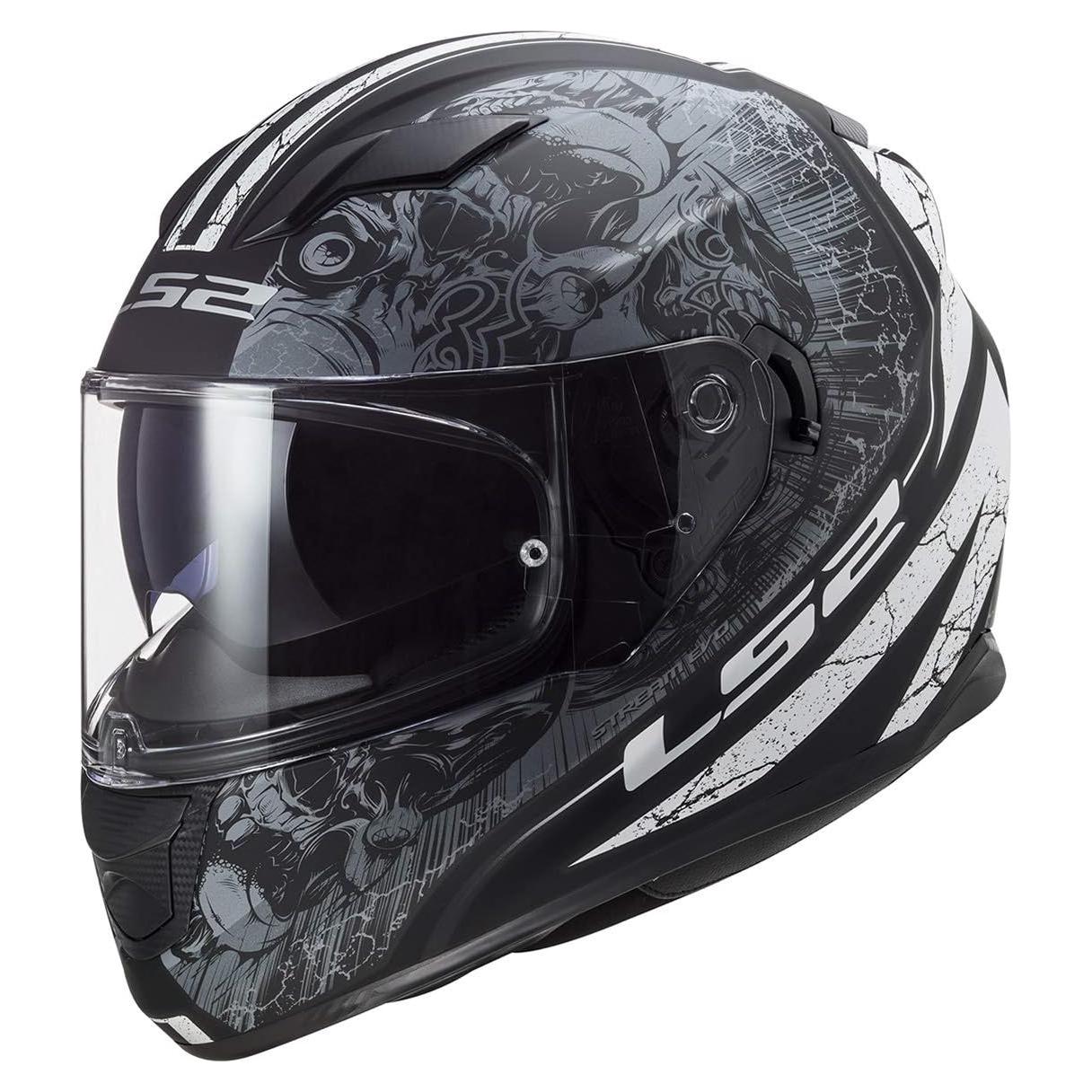 Casco LS2 Stream Full Face Titanio Negro Mate X-Pequeño