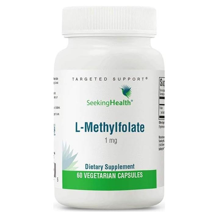 Suplemento de Folato Metílico Seeking Health L-5-MTHF 1700 mcg