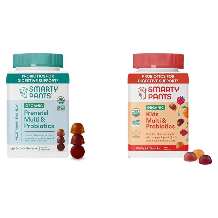 Gominolas Prenatales Orgánicas SmartyPants 120 Unidades