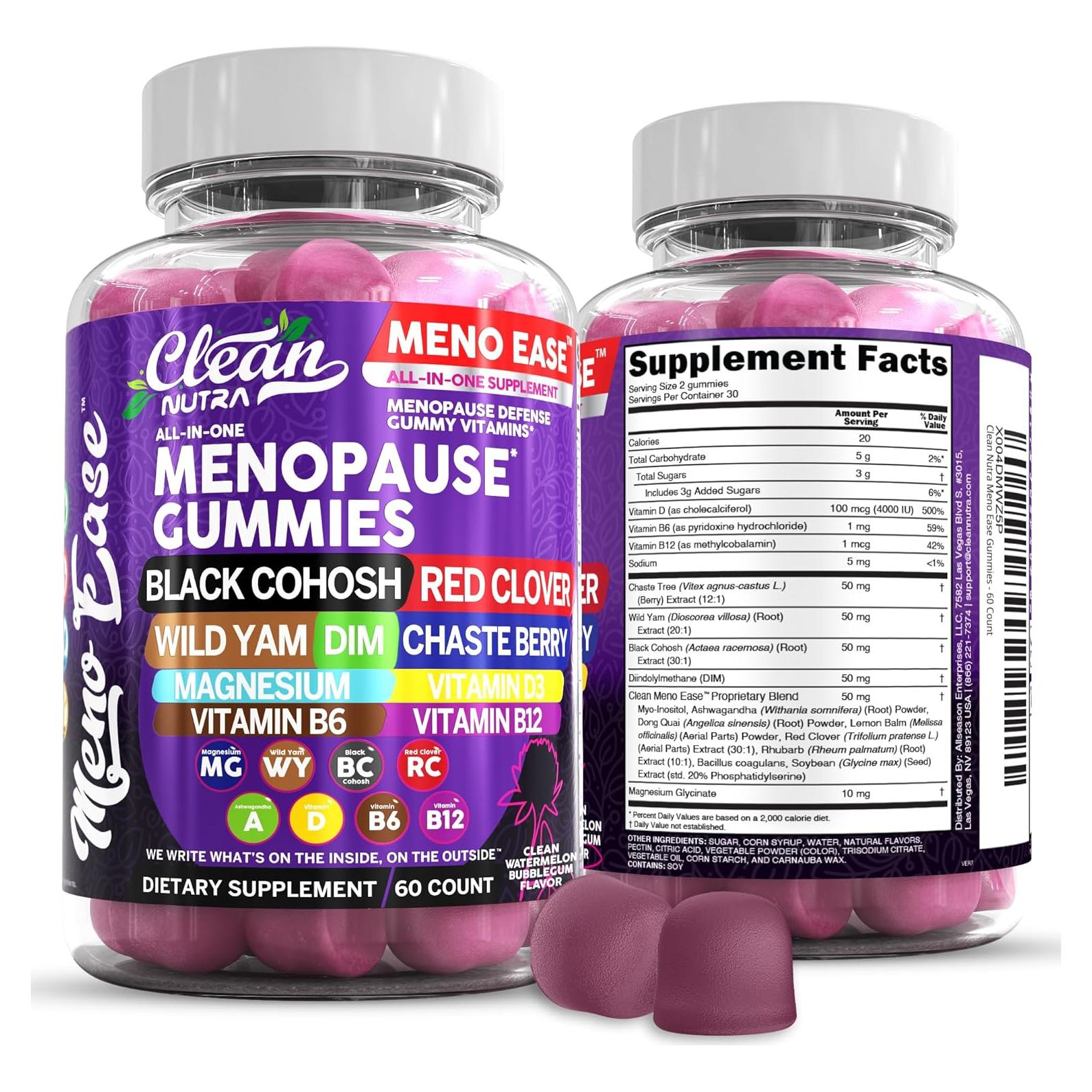 Suplemento Menopausia Gominolas Clean Nutraceuticals 45g