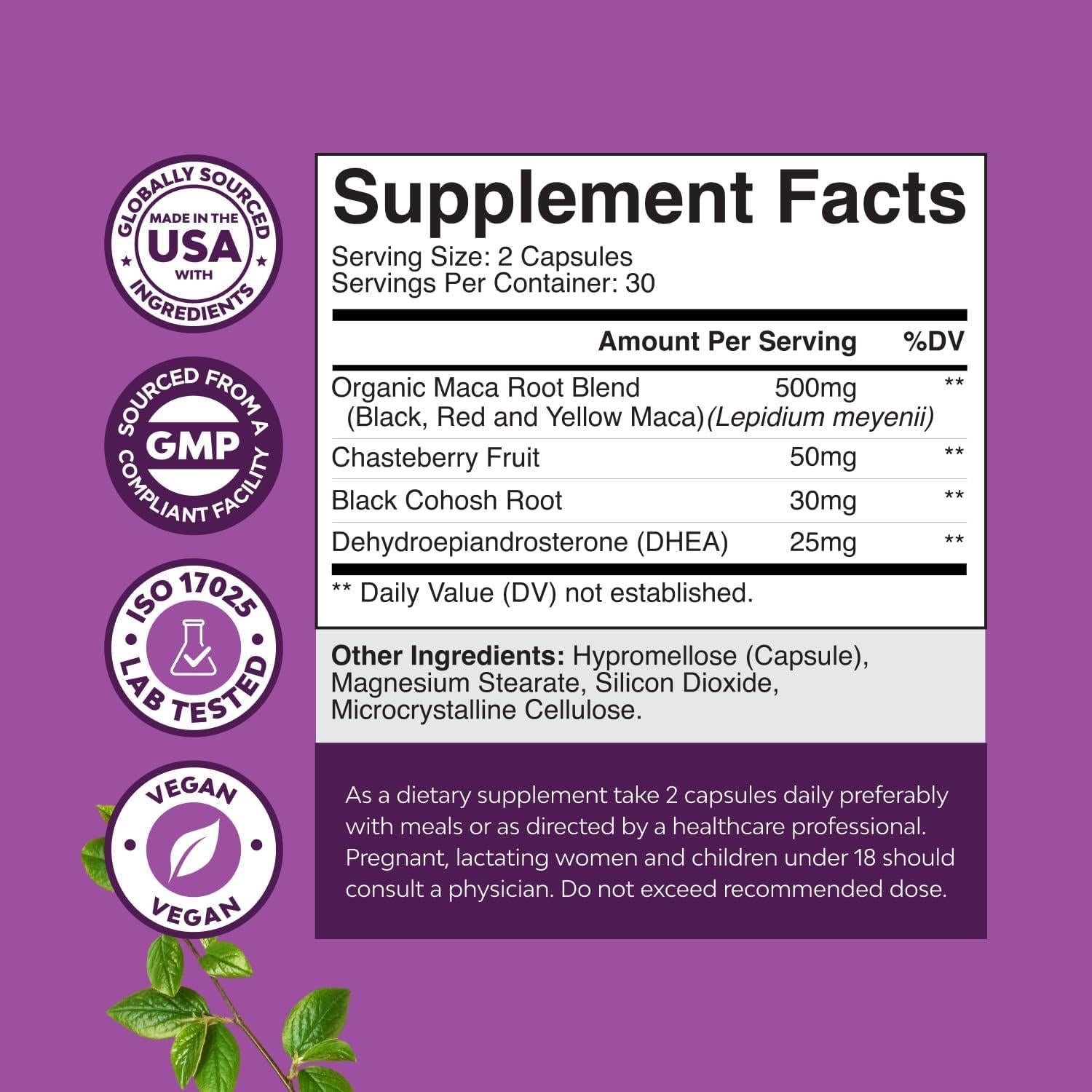 Suplemento Hormonal para Perimenopausia Natures Craft 60 Gummies