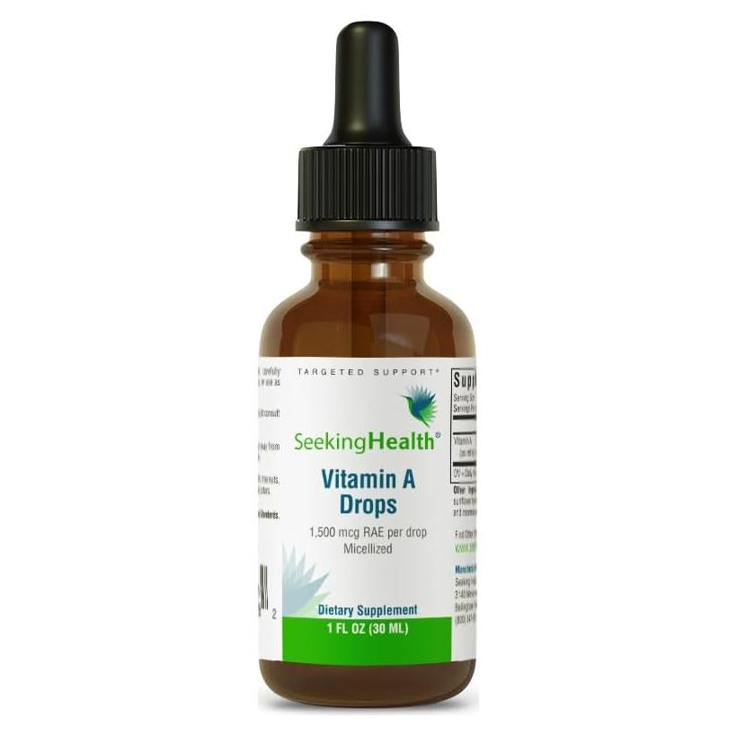 Gotas de Vitamina A Seeking Health 1500 mcg - 30 ml