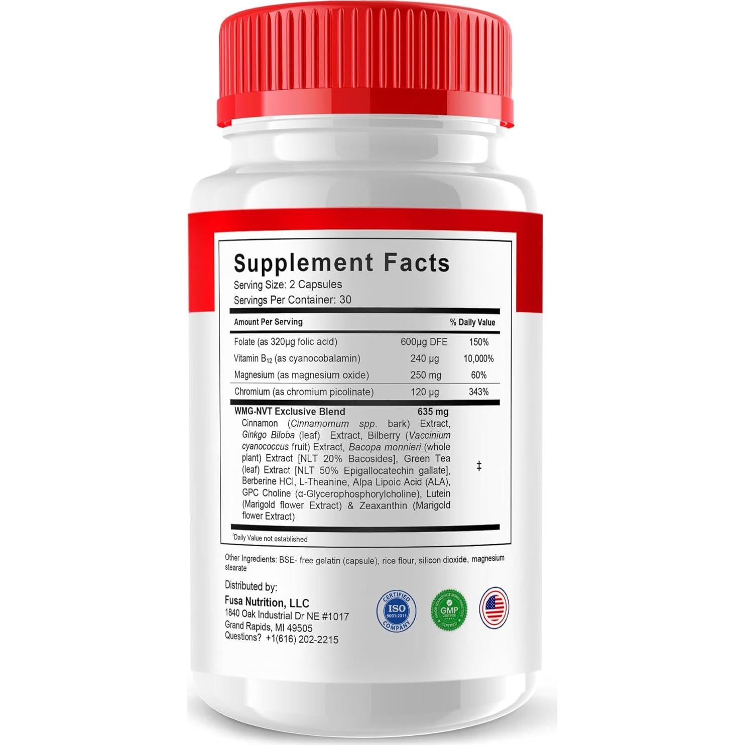 Suplemento Multivitamínico de Glucógeno Vita Flow 60 Cápsulas