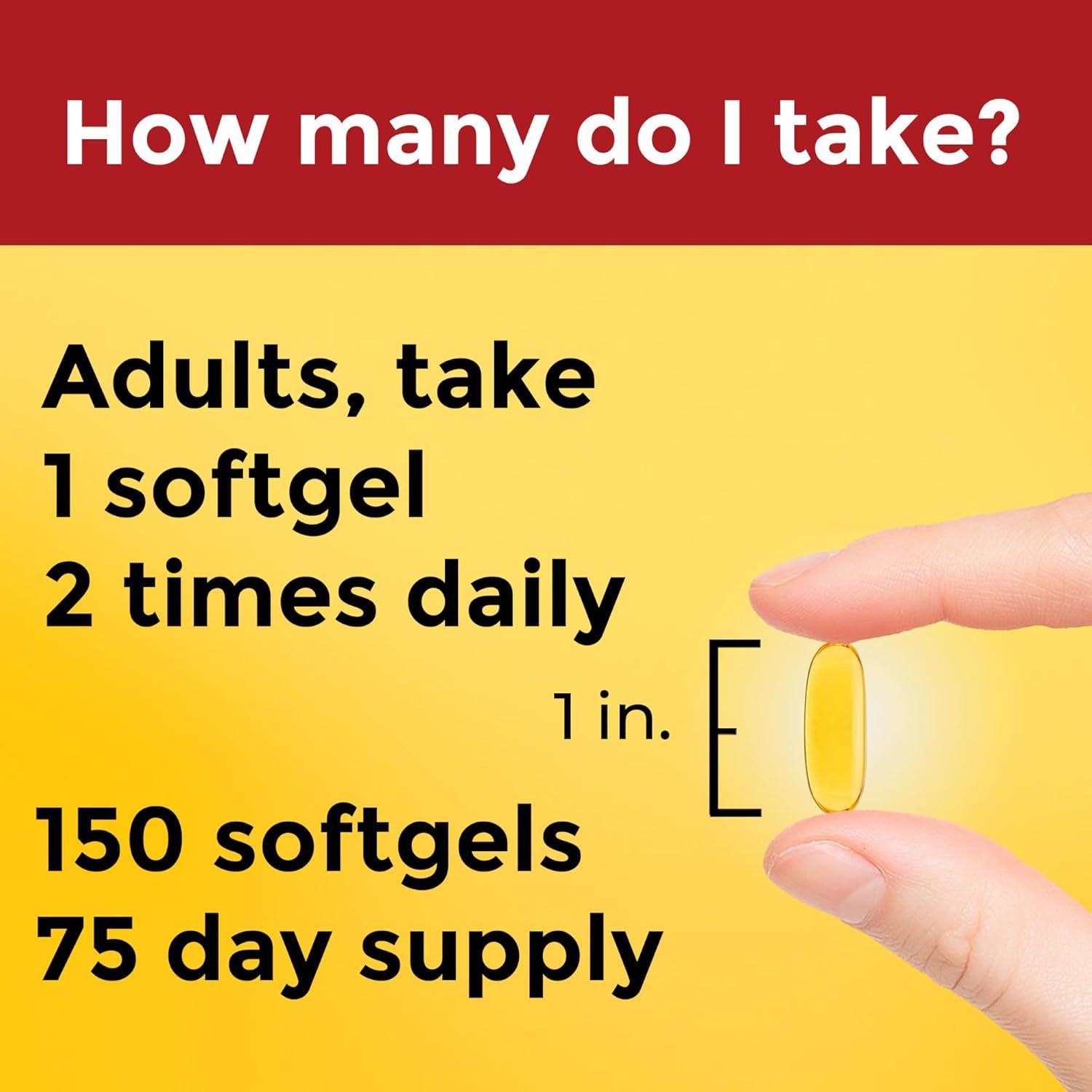 Nature Made Triple Omega 3-6-9 Suplemento 150 Cápsulas Blandas