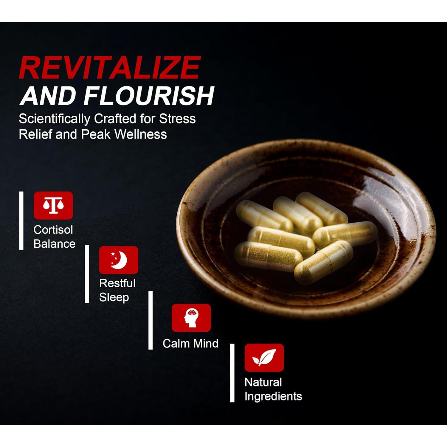 Suplemento DLNIA Super Calm 15-en-1 con Magnesio y Ashwagandha