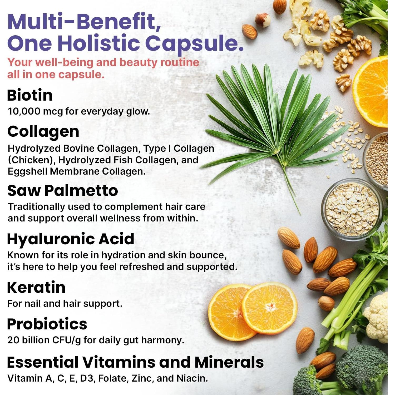 Vitaminas para Cabello, Piel y Uñas PrimeMD 90 Cápsulas