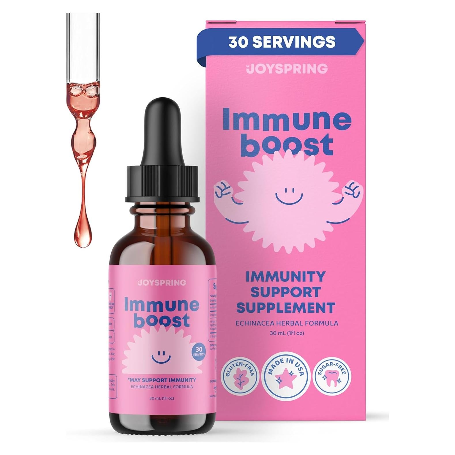 Gotas Inmunes JoySpring 30 ml - Suplemento Inmunológico Niños y Adultos