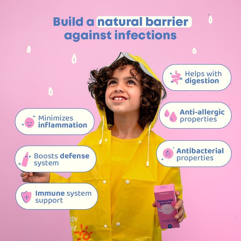 Gotas Inmunes JoySpring 30 ml - Suplemento Inmunológico Niños y Adultos