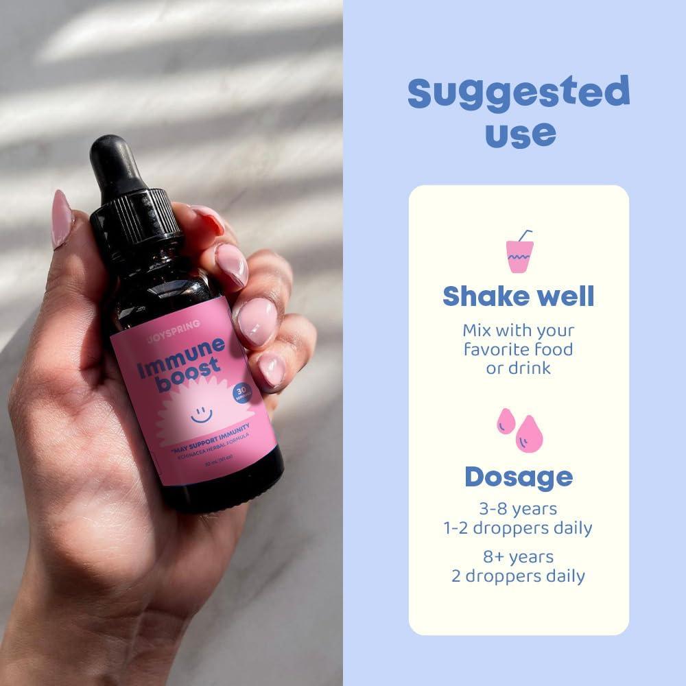 Gotas Inmunes JoySpring 30 ml - Suplemento Inmunológico Niños y Adultos