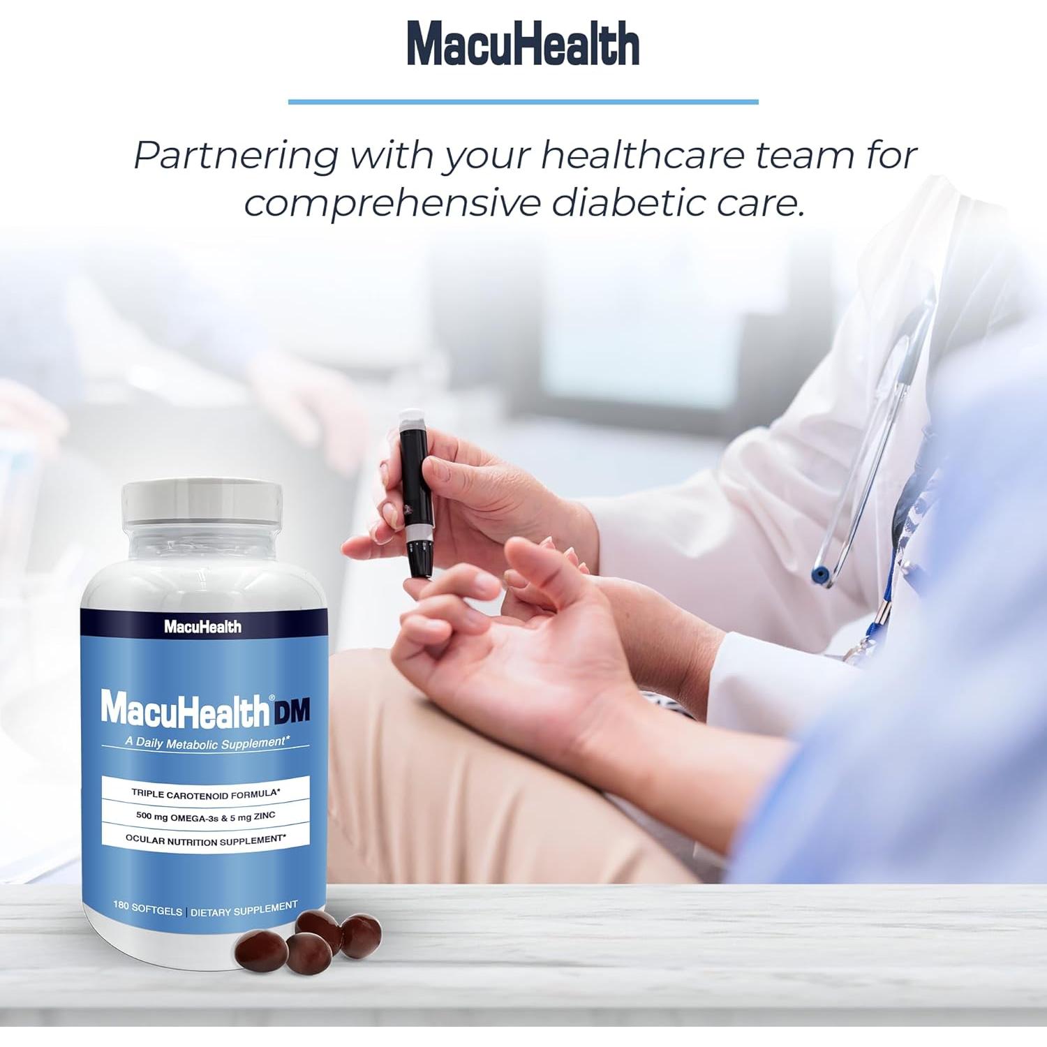 Suplemento Nutricional MacuHealth Omega-3 y Carotenoides 180 Softgels