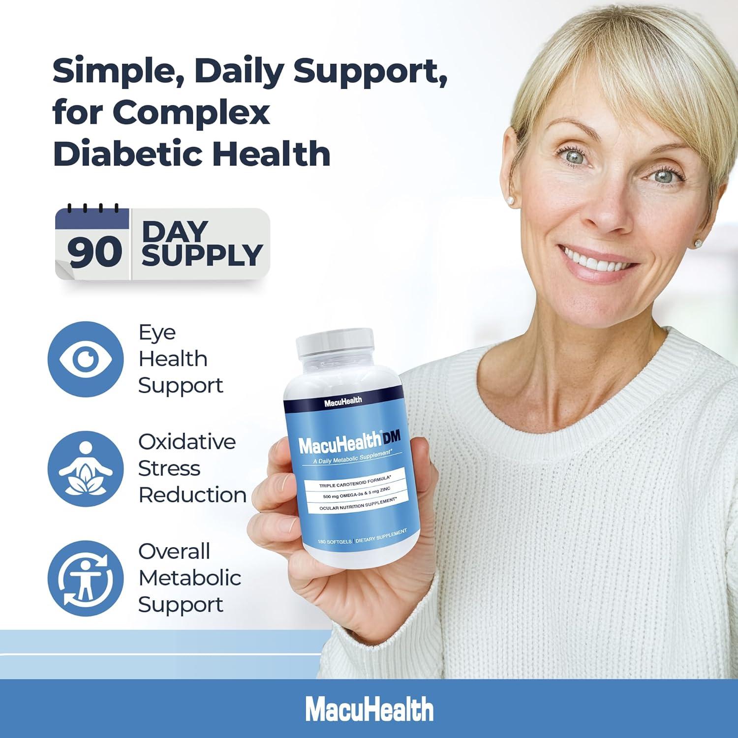 Suplemento Nutricional MacuHealth Omega-3 y Carotenoides 180 Softgels