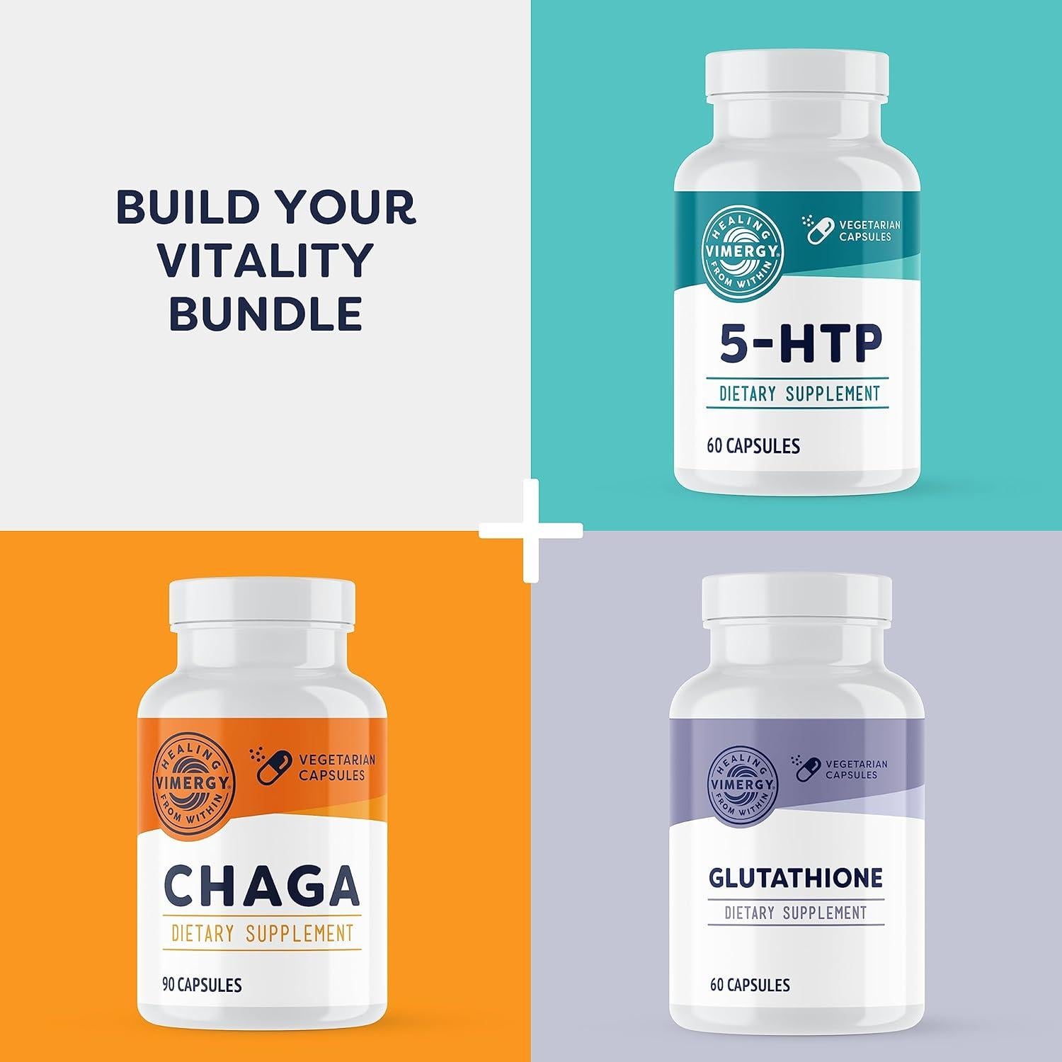 Vimergy 5-MTHF Cápsulas 60 ct - Suplemento Vegano de Folato y B12