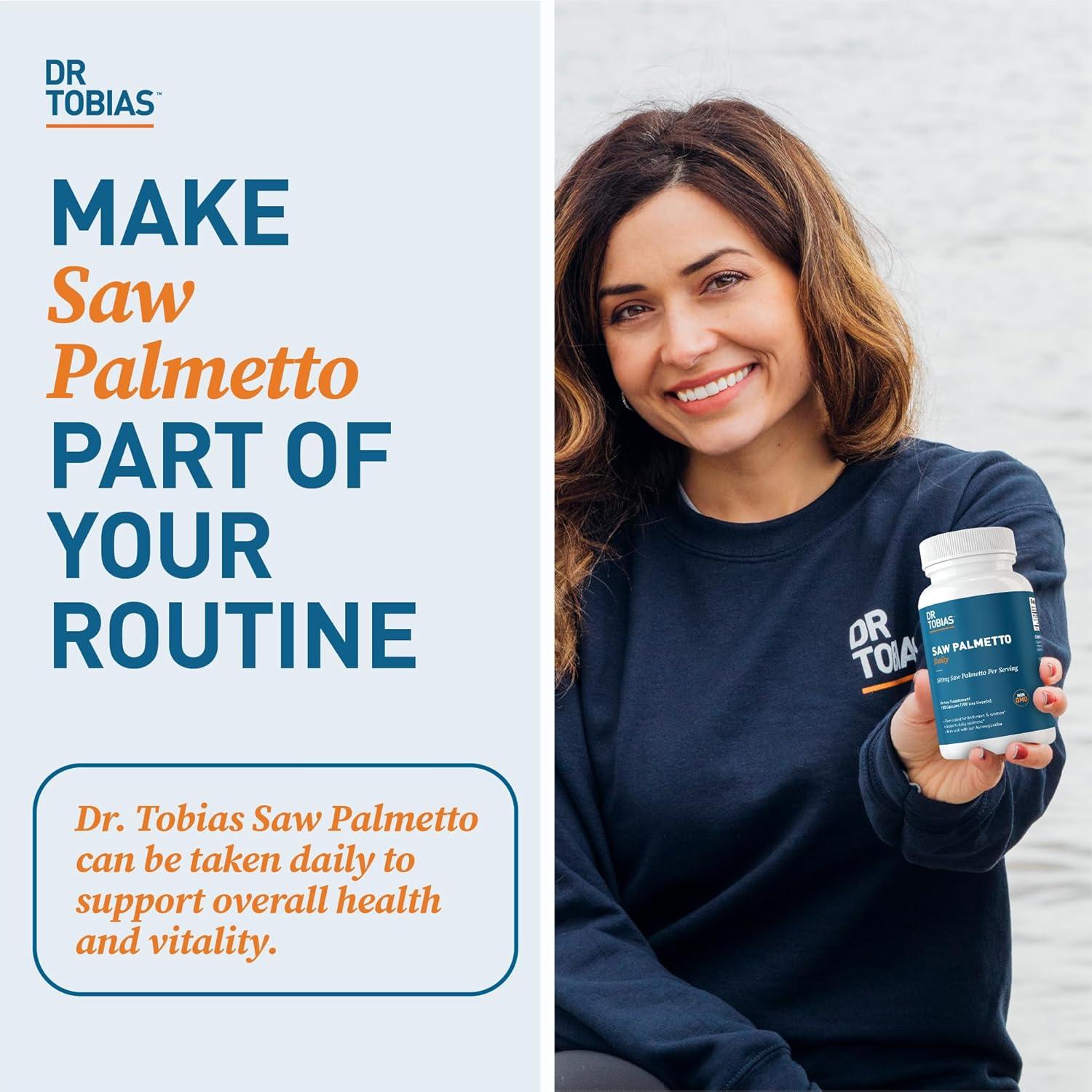 Suplemento Saw Palmetto Dr. Tobias 500mg - 100 Cápsulas