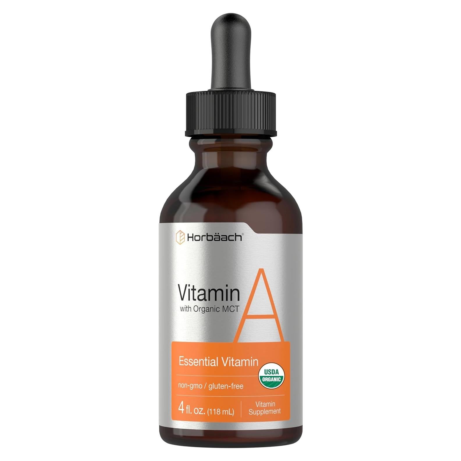 Vitamina A Líquida Horbäach 118 ml con Aceite MCT Orgánico