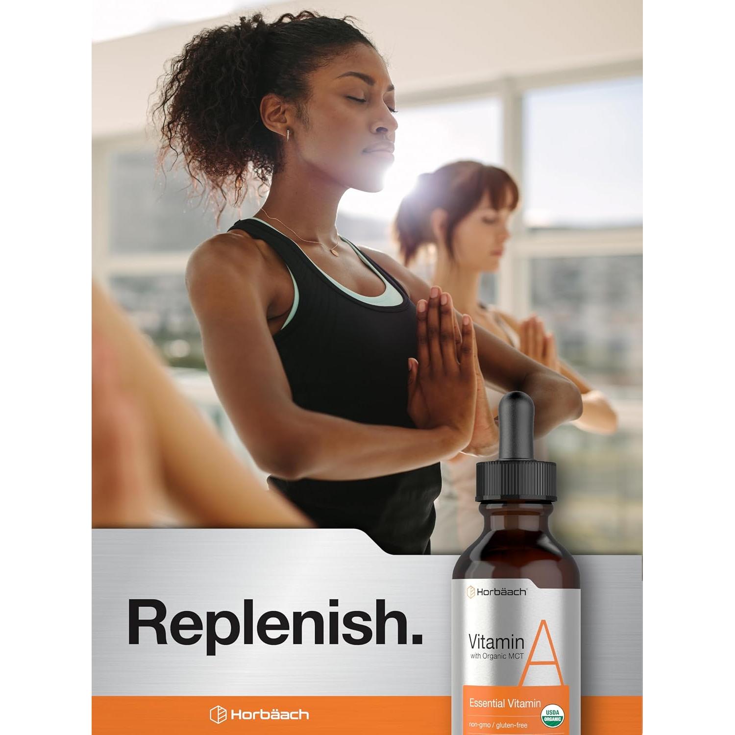 Vitamina A Líquida Horbäach 118 ml con Aceite MCT Orgánico