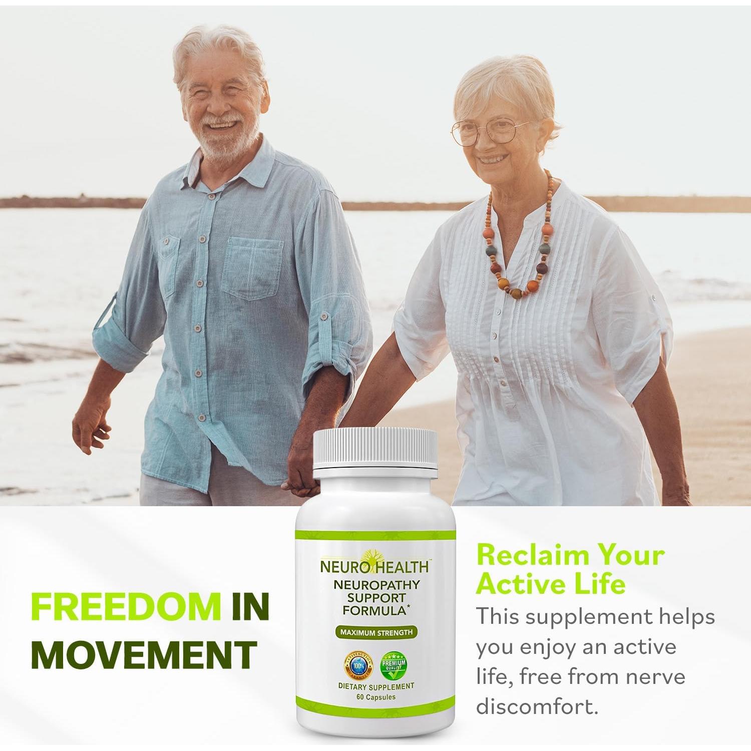 Suplemento Nervioso Neuro Health - 60 Cápsulas con Vitaminas B