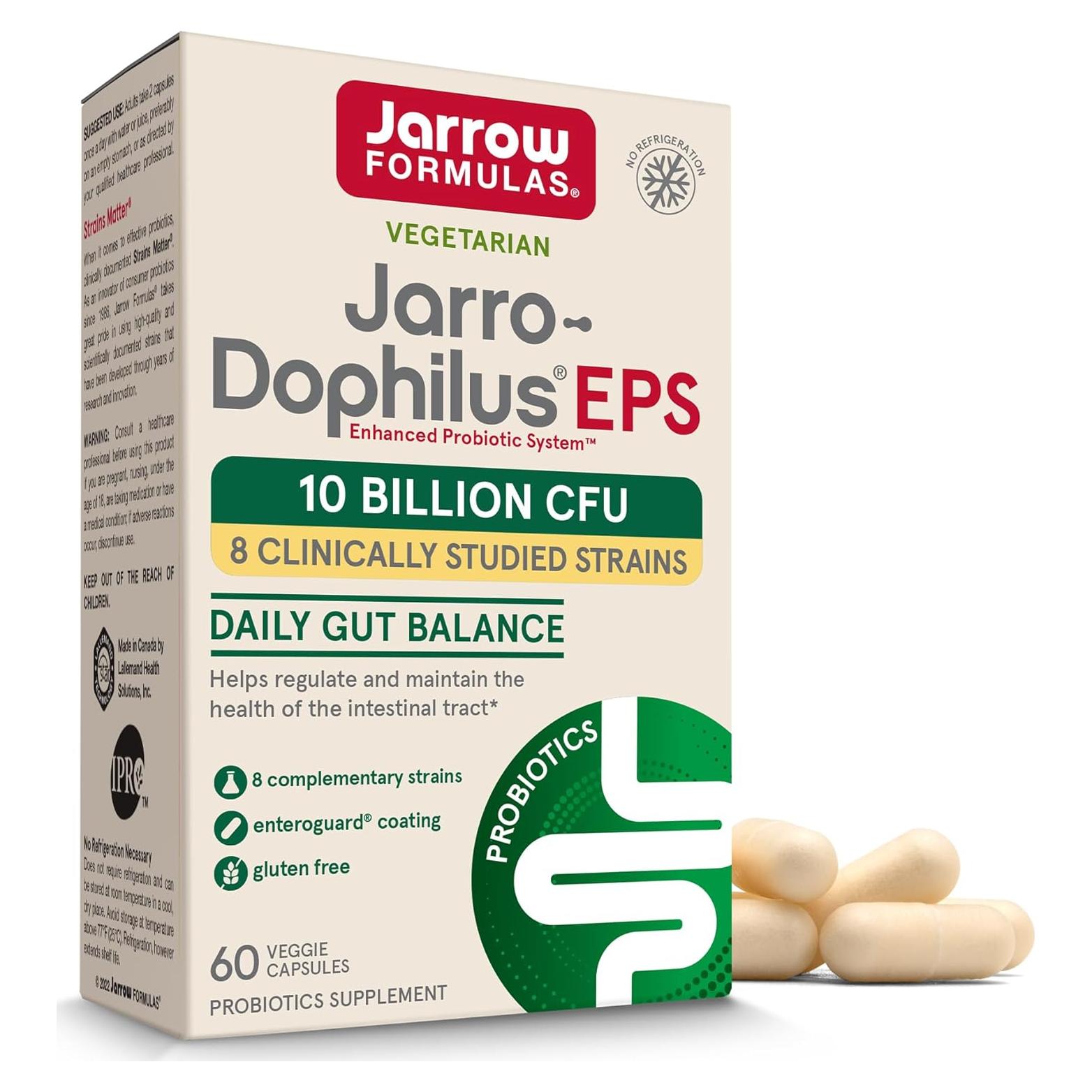 Probioticos Jarrow Formulas 10 Mil Millones CFU - 60 Cápsulas
