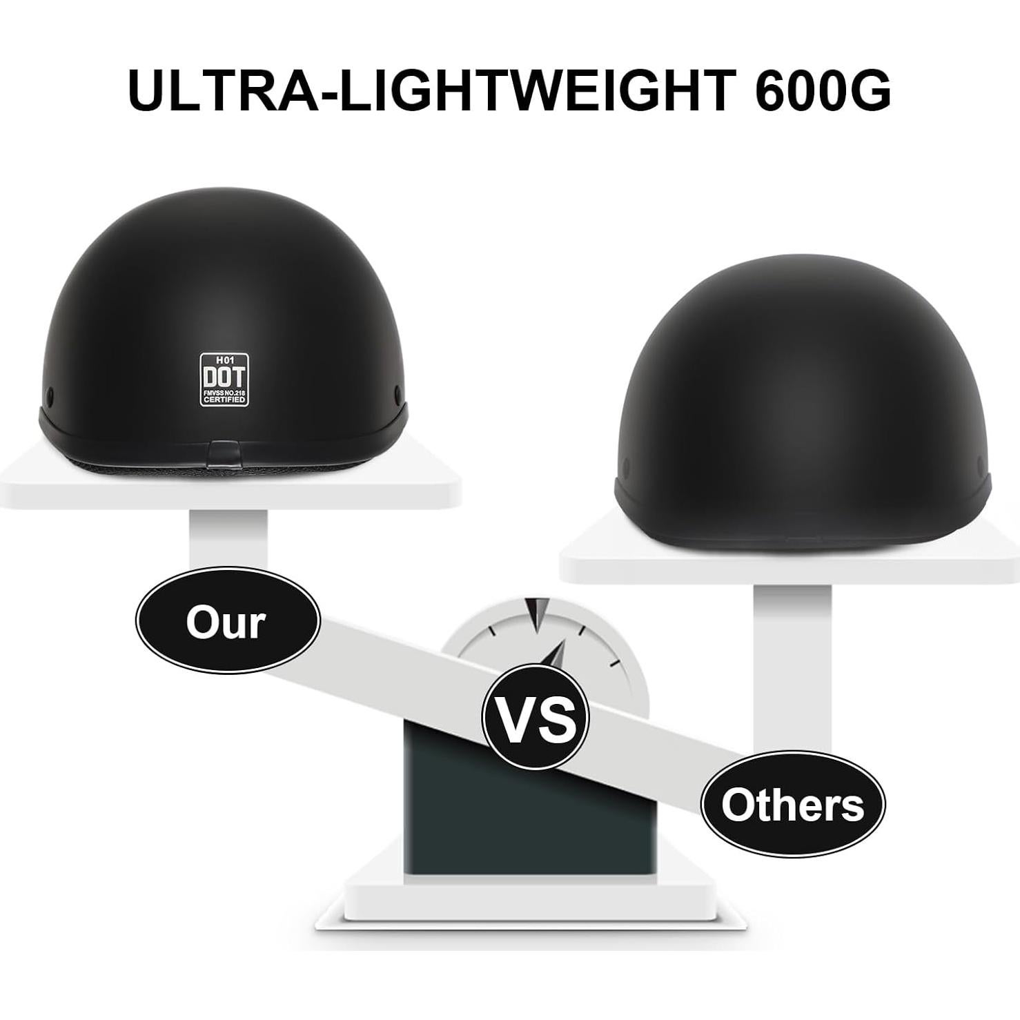 Casco de Motocicleta TRIANGLE H01 Negro Blanco Unisex