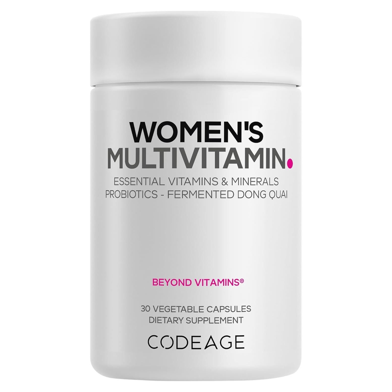 Multivitamínico para Mujeres Codeage - 30 Cápsulas Veganas