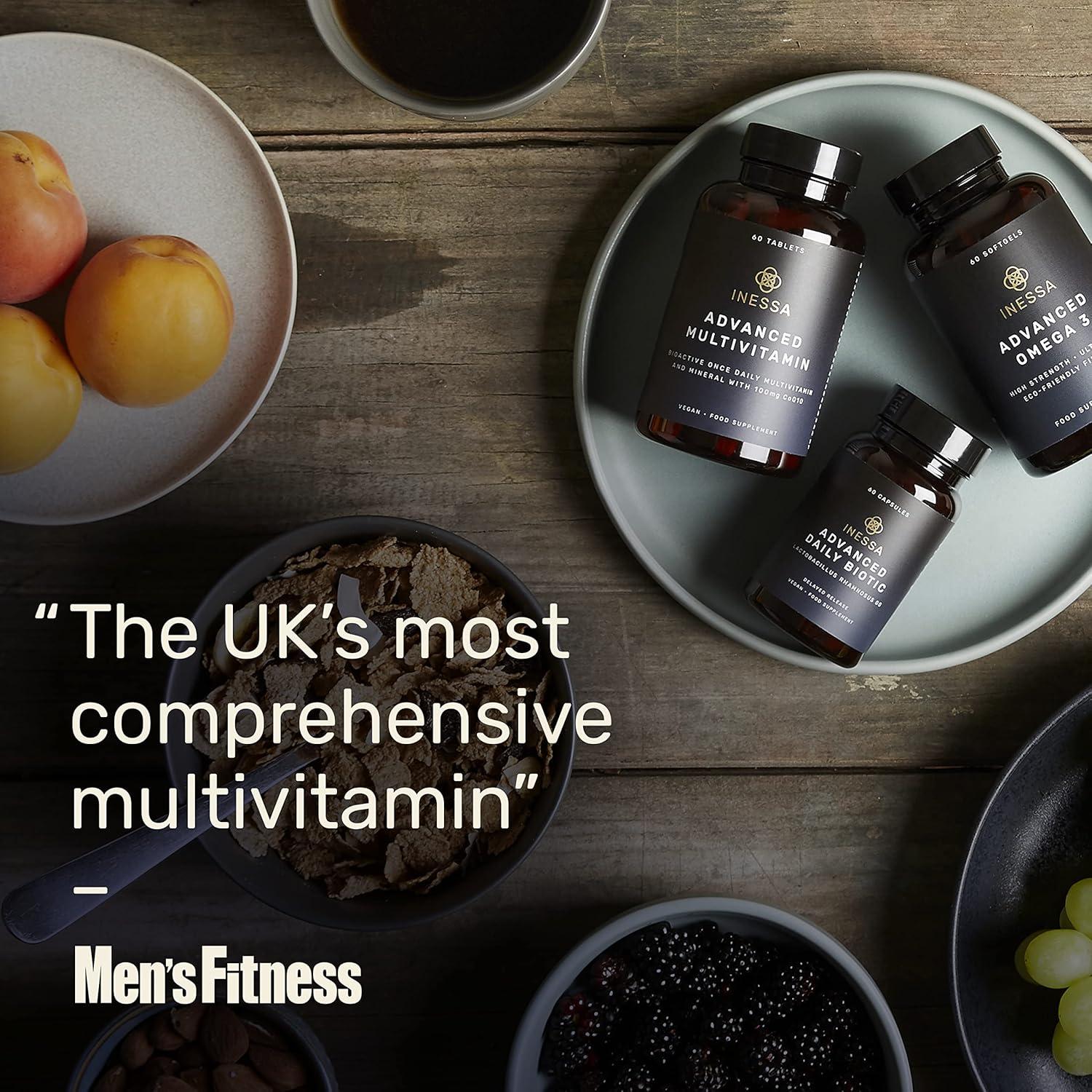 Multivitaminas Veganas Inessa 60 Tabletas CoQ10 D3 K2 Zinc