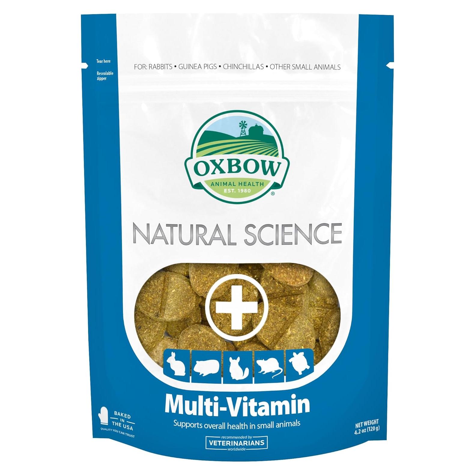 Suplemento Multivitamínico Natural Oxbow 119 g para Conejos