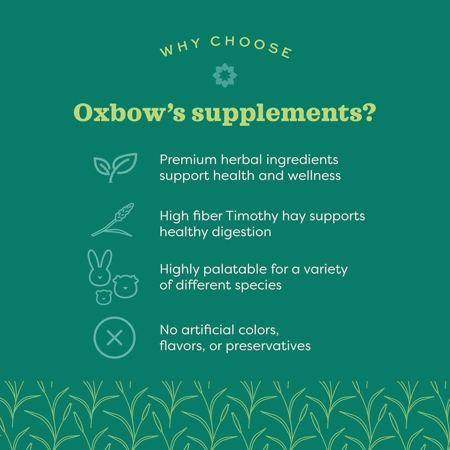 Suplemento Multivitamínico Natural Oxbow 119 g para Conejos